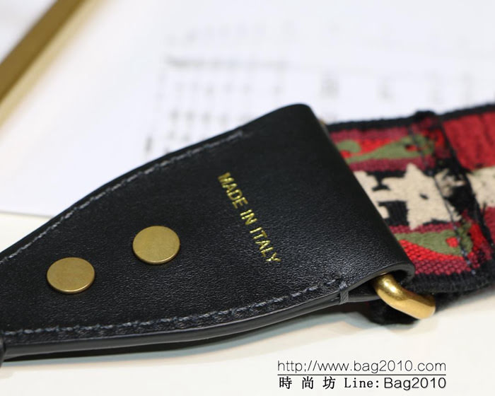 DIOR迪奧 復古羅馬肩帶 紅色 復古銀色飾章   zdo1111